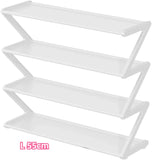Maximize Your Space with This Sleek, Free-Standing 4-Tier Shoe Rack