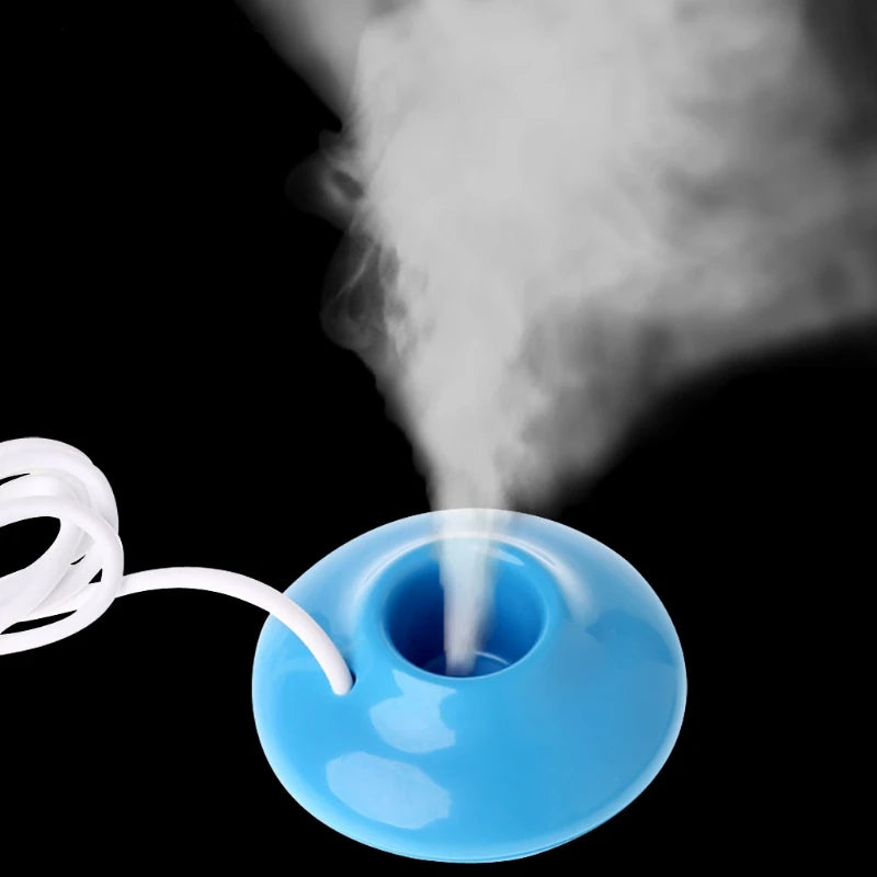 Minihumidificador USB en forma de donut: purificador de aire portátil con vapor frío y difusor de aroma