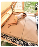 Self-Inflating Camping Sleeping Pad with Built-In Pillow and Sponge Filling