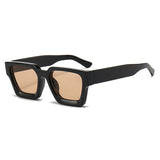 SHAUNA Retro Square Sunglasses – Trendy Tinted Shades for Men & Women