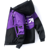 Men's High Street Pilot Jacket – Printed Windproof Cargo Coat