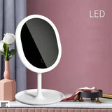 5X Magnifying LED Makeup Mirror – Adjustable Tricolor Light Vanity Mirror with Stand