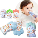 Baby Teething Mittens - Food-Grade Silicone Chewing Gloves for Newborns & Infants