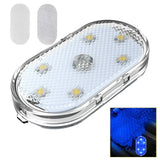 Lámpara de lectura LED táctil mini USB: lámpara compacta para interior de automóvil, 5 V, sensible al tacto, luz nocturna recargable