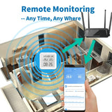 Smart Temperature and Humidity Sensor with WiFi and Zigbee – Accurate, Real-Time Monitoring for Home Automation