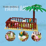 City Farm Micro Building Block Set – Educational Mini Architecture Toy for Kids & Adults