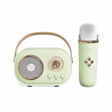 Portable Karaoke Bluetooth Speaker with Wireless Microphone – FM Radio & Voice Effects