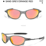 Gafas de sol polarizadas para hombre MTB, gafas de ciclismo UV400, gafas de pesca, gafas de metal para bicicleta, gafas de ciclismo, gafas de montar D4-3