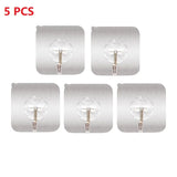 Transparent Suction Hook - Strong, Non-Punching Adhesive Wall Hook for Home & Kitchen
