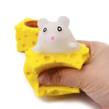 Juguete antiestrés con forma de ratón de queso: alivia el estrés y potencia la concentración, con temática de animales, certificado CE para mayores de 14 años