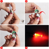 Tapas de válvulas de neumáticos con luces LED que se activan con el movimiento: luces de neón para ruedas de automóviles, motocicletas y bicicletas