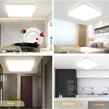Panel de lámpara de techo LED: accesorio de decoración moderna para el hogar, el dormitorio, el baño y la sala de estar