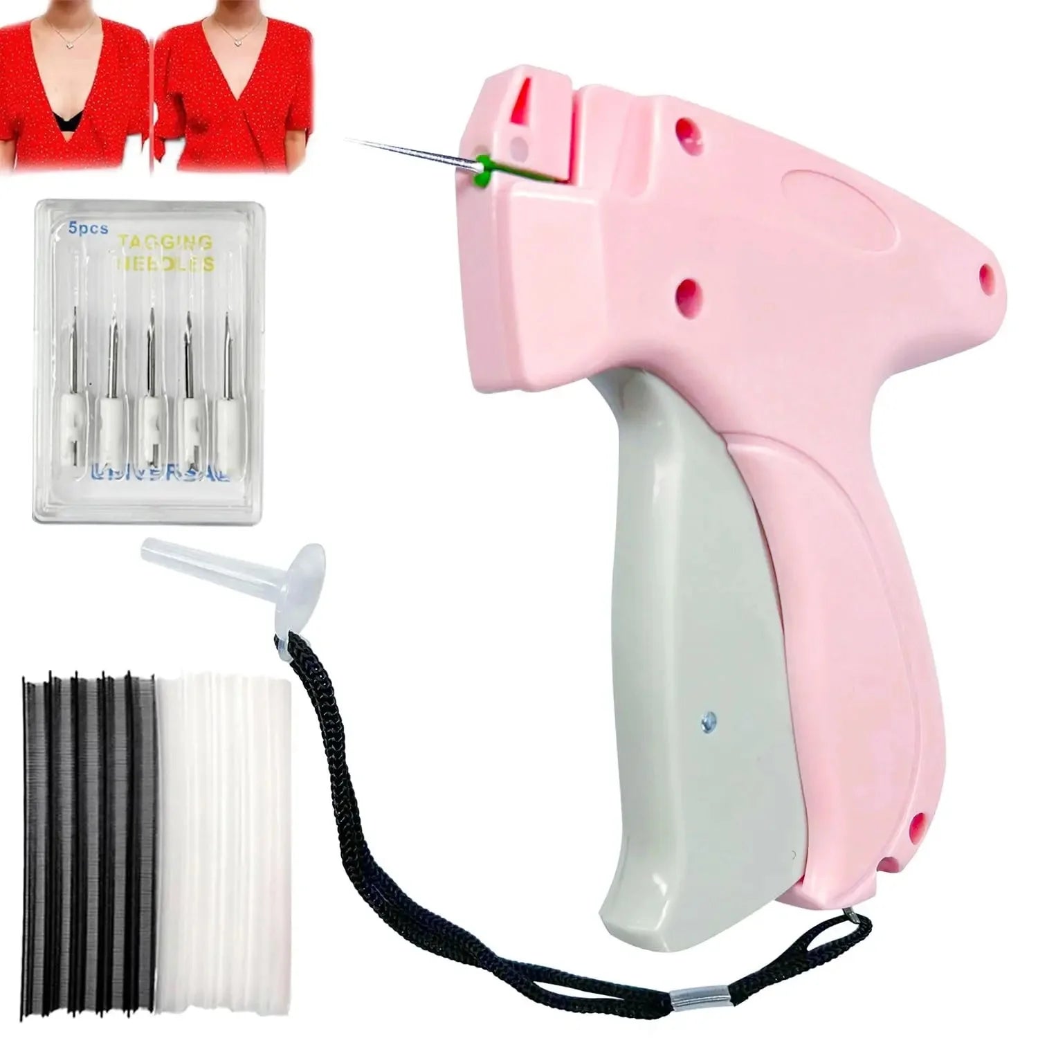 Quick Clothing Fixer Gun - Instant Hemming & Tagging Tool for Fabrics