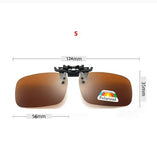 4-Color Polarized Clip-On Sunglasses – Flip-Up UV380 Lenses for Driving & Fishing