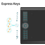 Digital Drawing Tablet with Stylus & Shortcut Keys – 10.1” Pen Tablet for Windows, Mac & Android
