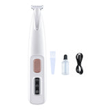 Rechargeable Pet Nail Grinder with LED Light - Quiet Paw Trimmer for Dogs & Cats