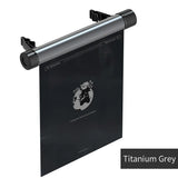 Metal Roller Car Trash Can – Auto Organizer with Phone Holder & Storage Bag