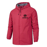 Men's Airbus Aviation Jacket – Windproof Pilot Hoodie with Zipper