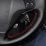 Microfiber Leather Car Steering Wheel Cover for Fiat – Breathable, Comfortable, and Durable Protection