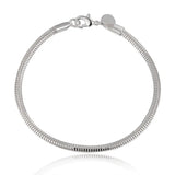 925 Sterling Silver Classic Chain Bracelet for Women – Adjustable Sizes, Fine Jewelry for Parties