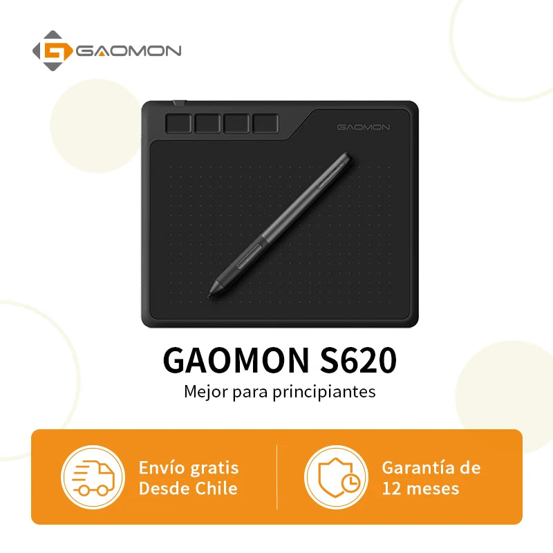 Portable Drawing Tablet with 8192 Pressure Sensitivity – 6.5x4” Pen Tablet for Digital Art, OSU Gaming & Online Teaching