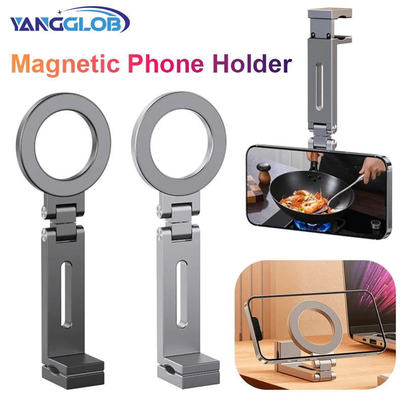 Soporte magnético universal para teléfono con rotación flexible para uso con manos libres