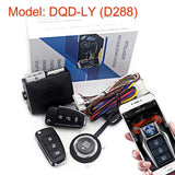 Universal Remote Start & Keyless Entry System with Engine Lock, Mobile App Control, and Anti-Theft Features