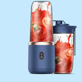 Licuadora eléctrica portátil: minilicuadora inalámbrica para jugos y batidos frescos