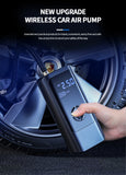 Cordless Car Tire Inflator | 150 PSI Wireless Air Compressor with 8000mAh Battery