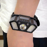 Rechargeable LED Wrist Lamp – Hands-Free Night Light for Running, Camping & Fishing
