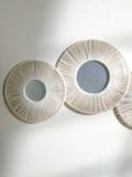 Boho Round Wall Mirror with Hanging Rope – Stylish Home Décor