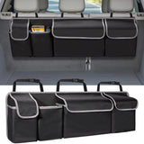 Universal Car Trunk Organizer for Back Seat Storage | Waterproof Foldable SUV Cargo Bag