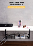 Under Desk Cable Organizer – Heavy-Duty Wire Management Rack for Clutter-Free Workspace