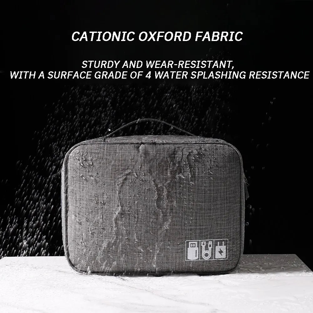 Bolsa de almacenamiento impermeable, transpirable, resistente al desgaste, bolsa digital antirrobo portátil