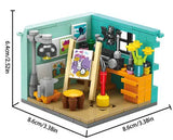 Small Building Blocks Compatible with Lego for Creative Construction