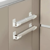 Clip de almacenamiento ajustable para montaje en pared: soporte seguro para escobas, trapeadores y herramientas 