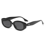 Nuevas gafas de sol ovaladas: moda retro informal para mujeres y hombres
