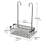Estante extraíble sin perforaciones, cesta de baño de aluminio, estante para champú sin perforaciones para estantes de baño para organizador de ducha, almacenamiento