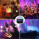 Galaxy Starry Night Light Projector, LED Ocean Wave & USB Home Decor