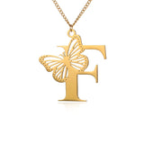 Elegant 18K Gold Butterfly Pendant Necklace – Trendy & Stylish Jewelry for Women