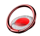 Soporte de anillo para teléfono de metal giratorio de 360°: agarre seguro y soporte para todos los teléfonos inteligentes