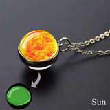 Vintage Round Metal Pendant Necklace – Unisex Fashion Accessory