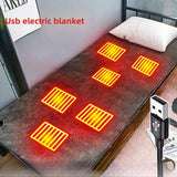 USB Heated Mattress Pad – Portable Electric Blanket with 3 Temperature Levels & Auto Shut-Off