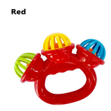 4PCS Baby Hand Rattle Ball Toys – Sensory Grasping & Developmental Playset