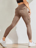 Women's High-Waist Seamless Yoga Leggings with Pocket