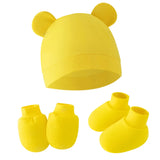 Adorable Newborn Baby Hat, Gloves & Socks Set – Perfect Gift for Infants & Photography Props