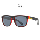 Men's Square Polarized Sunglasses – UV400 Protection & Stylish Acetate Frame