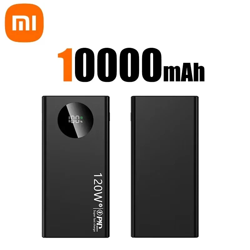 120W 50000mAh Power Bank with Fast Charging - Portable Charger for iPhone & Samsung