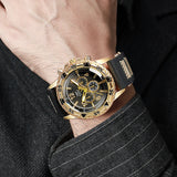 Men's Fashion casual Silicone Band Quartz Wrist Watch（Box Not Included ）