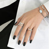 Minimalist Gold-Plated Stainless Steel Open Ring – Trendy & Elegant Jewelry for Women
